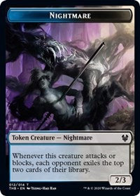 Nightmare Token [Theros Beyond Death] | Black Swamp Games