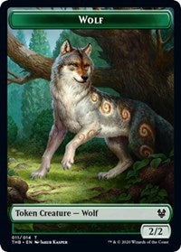 Wolf Token [Theros Beyond Death] | Black Swamp Games