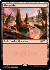 Mountain (2020) [MagicFest Cards] | Black Swamp Games