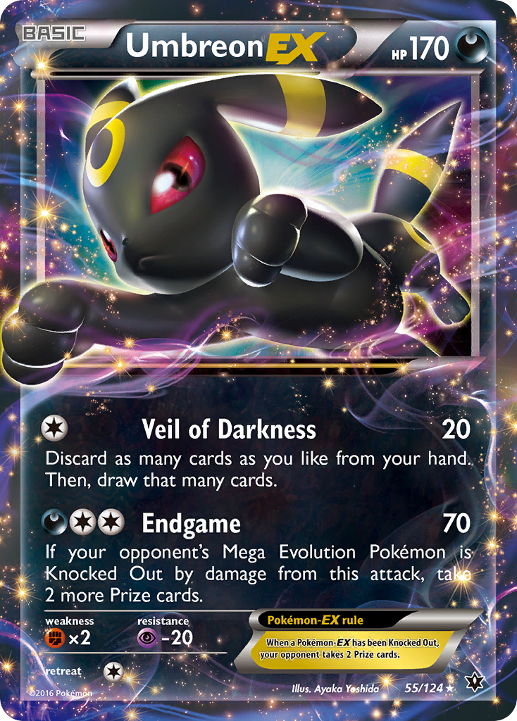 Umbreon EX (55/124) [XY: Fates Collide] | Black Swamp Games