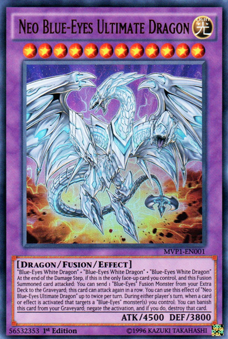 Neo Blue-Eyes Ultimate Dragon [MVP1-EN001] Ultra Rare | Black Swamp Games