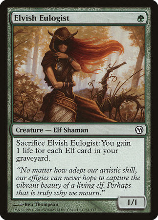 Elvish Eulogist [Duels of the Planeswalkers] | Black Swamp Games