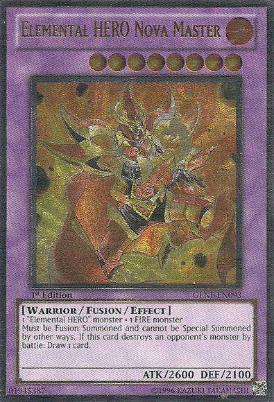 Elemental Hero Nova Master [GENF-EN093] Ultimate Rare | Black Swamp Games