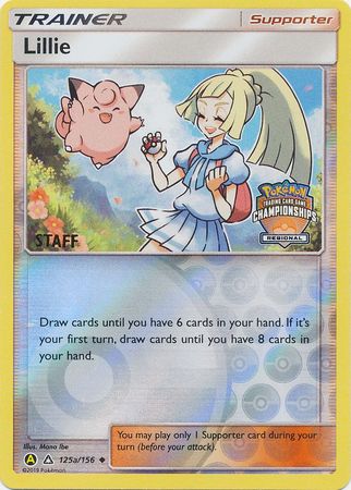 Lillie (125a/156) (Regional Promo Staff) [Sun & Moon: Ultra Prism] | Black Swamp Games