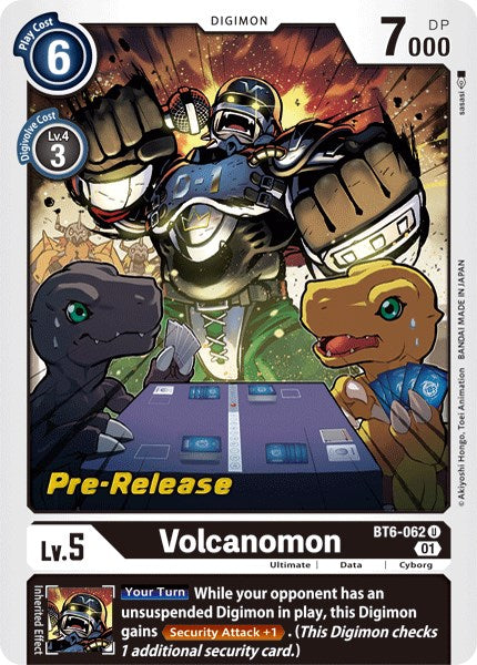 Volcanomon [BT6-062] [Double Diamond Pre-Release Cards] | Black Swamp Games