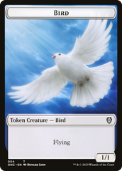 Bird // Cat Double-Sided Token [Phyrexia: All Will Be One Commander Tokens] | Black Swamp Games