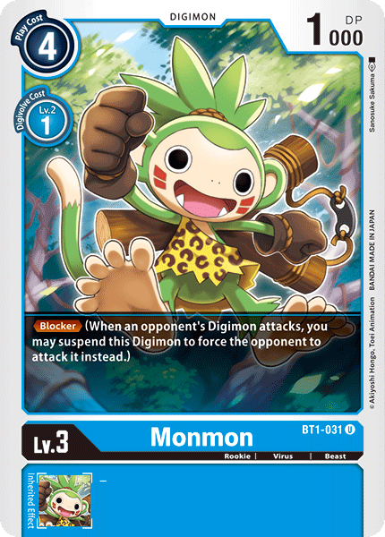 Monmon [BT1-031] [Release Special Booster Ver.1.0] | Black Swamp Games