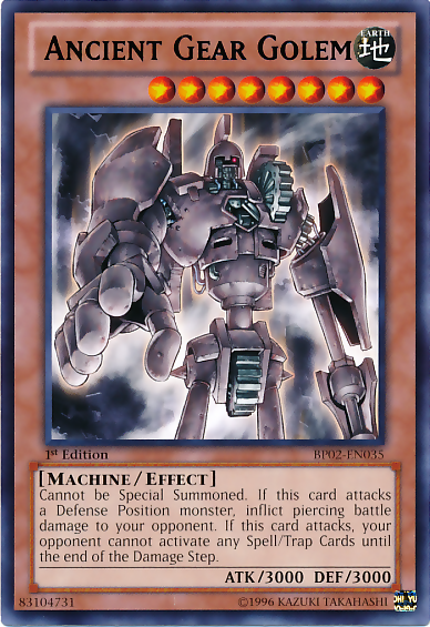 Ancient Gear Golem [BP02-EN035] Mosaic Rare | Black Swamp Games