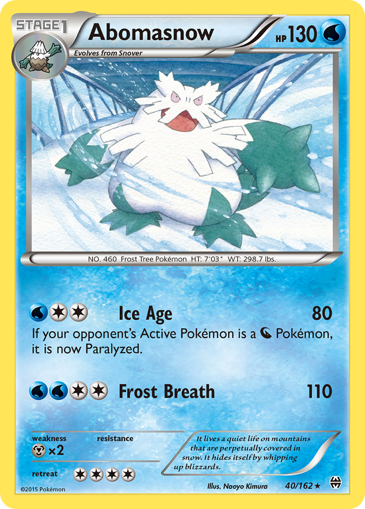 Abomasnow (40/162) [XY: BREAKthrough] | Black Swamp Games