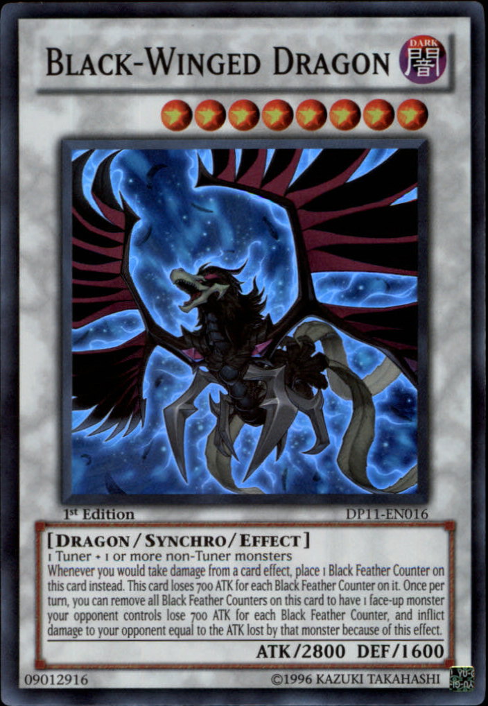 Black-Winged Dragon [DP11-EN016] Super Rare | Black Swamp Games