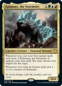 Kalamax, the Stormsire (Commander 2020) [Oversize Cards] | Black Swamp Games