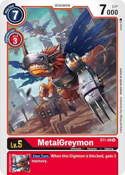 MetalGreymon [ST1-09] [Starter Deck: Gaia Red] | Black Swamp Games