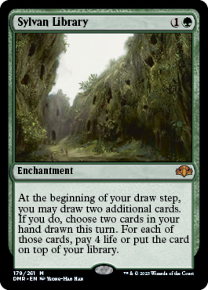 Sylvan Library [Dominaria Remastered] | Black Swamp Games