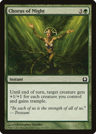 Chorus of Might [Return to Ravnica] | Black Swamp Games