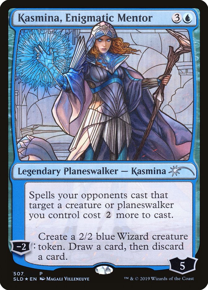 Kasmina, Enigmatic Mentor (Stained Glass) [Secret Lair Drop Promos] | Black Swamp Games