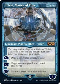 Teferi, Master of Time (Showcase) (290) [Core Set 2021] | Black Swamp Games