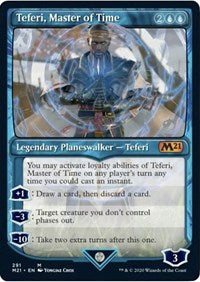 Teferi, Master of Time (Showcase) (291) [Core Set 2021] | Black Swamp Games