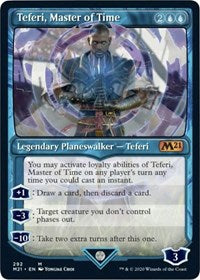 Teferi, Master of Time (Showcase) (292) [Core Set 2021] | Black Swamp Games