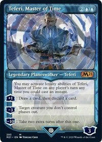 Teferi, Master of Time (Showcase) (293) [Core Set 2021] | Black Swamp Games