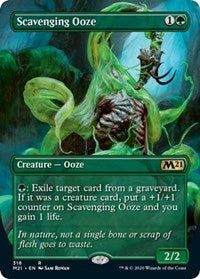 Scavenging Ooze (Alternate Art) [Core Set 2021] | Black Swamp Games