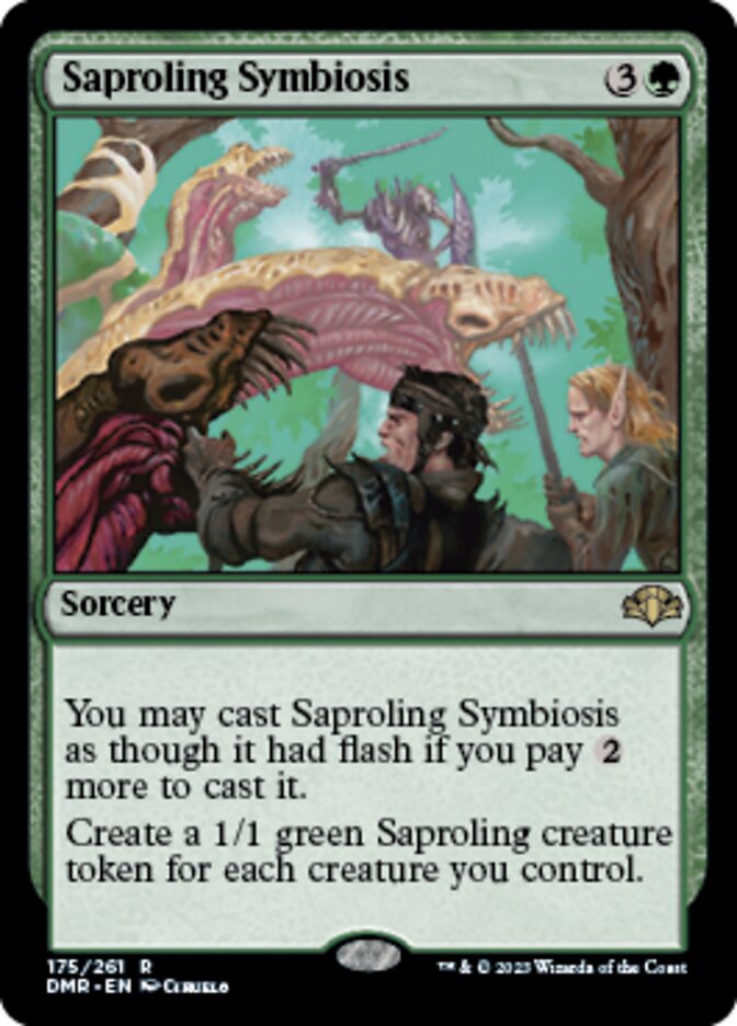 Saproling Symbiosis [Dominaria Remastered] | Black Swamp Games