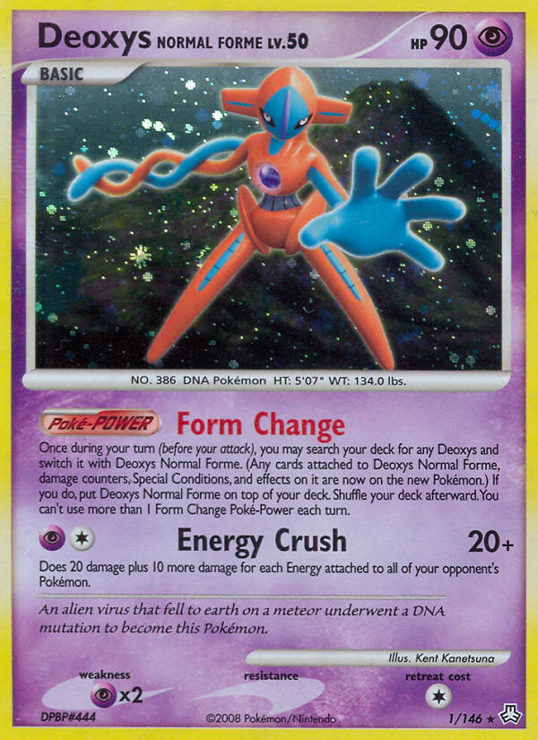 Deoxys Normal Forme (1/146) [Diamond & Pearl: Legends Awakened] | Black Swamp Games