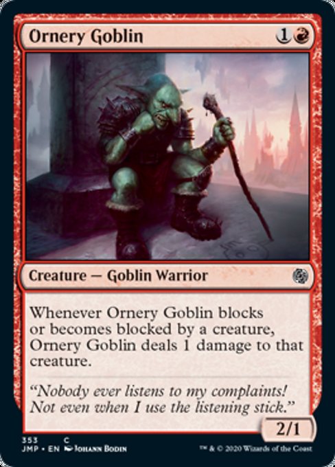 Ornery Goblin [Jumpstart] | Black Swamp Games