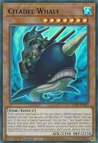 Citadel Whale (Blue) [LDS1-EN027] Ultra Rare | Black Swamp Games