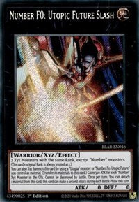 Number F0: Utopic Future Slash [BLAR-EN046] Secret Rare | Black Swamp Games