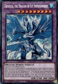 Trishula, the Dragon of Icy Imprisonment [BLAR-EN048] Secret Rare | Black Swamp Games