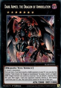 Dark Armed, the Dragon of Annihilation [BLAR-EN050] Secret Rare | Black Swamp Games