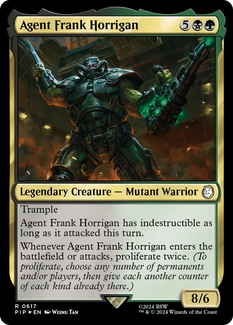 Agent Frank Horrigan (Surge Foil) [Fallout] | Black Swamp Games