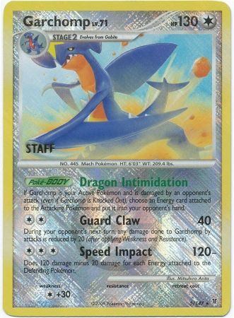 Garchomp (5/147) (Championship Promo Staff) [Platinum: Supreme Victors] | Black Swamp Games