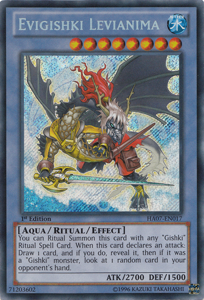 Evigishki Levianima [HA07-EN017] Secret Rare | Black Swamp Games