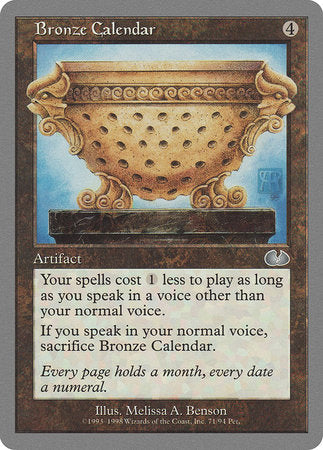Bronze Calendar [Unglued] | Black Swamp Games