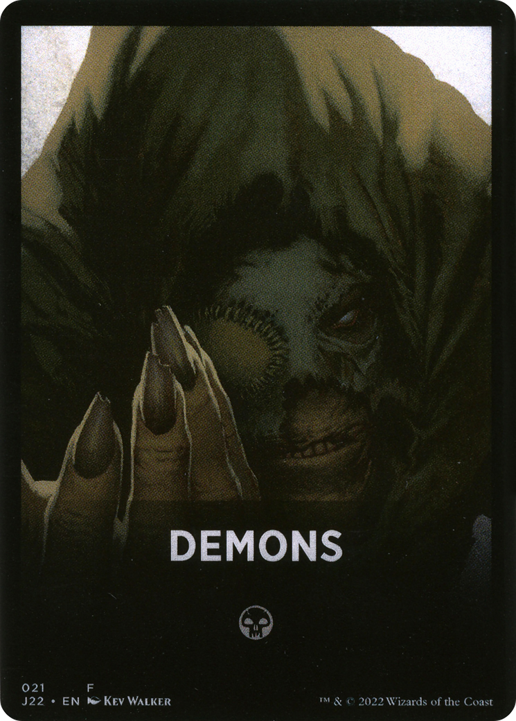 Demons Theme Card [Jumpstart 2022 Front Cards] | Black Swamp Games