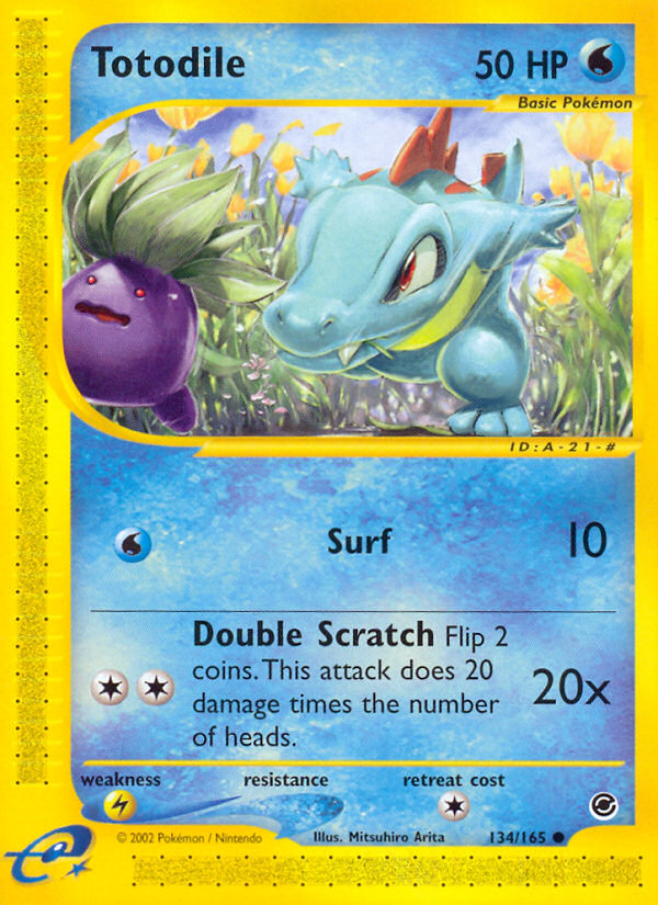 Totodile (134/165) [Expedition: Base Set] | Black Swamp Games