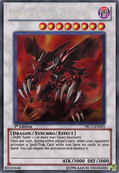 Void Ogre Dragon [PRC1-EN021] Secret Rare | Black Swamp Games