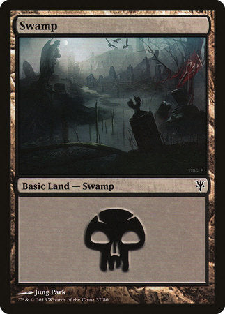 Swamp (37) [Duel Decks: Sorin vs. Tibalt] | Black Swamp Games