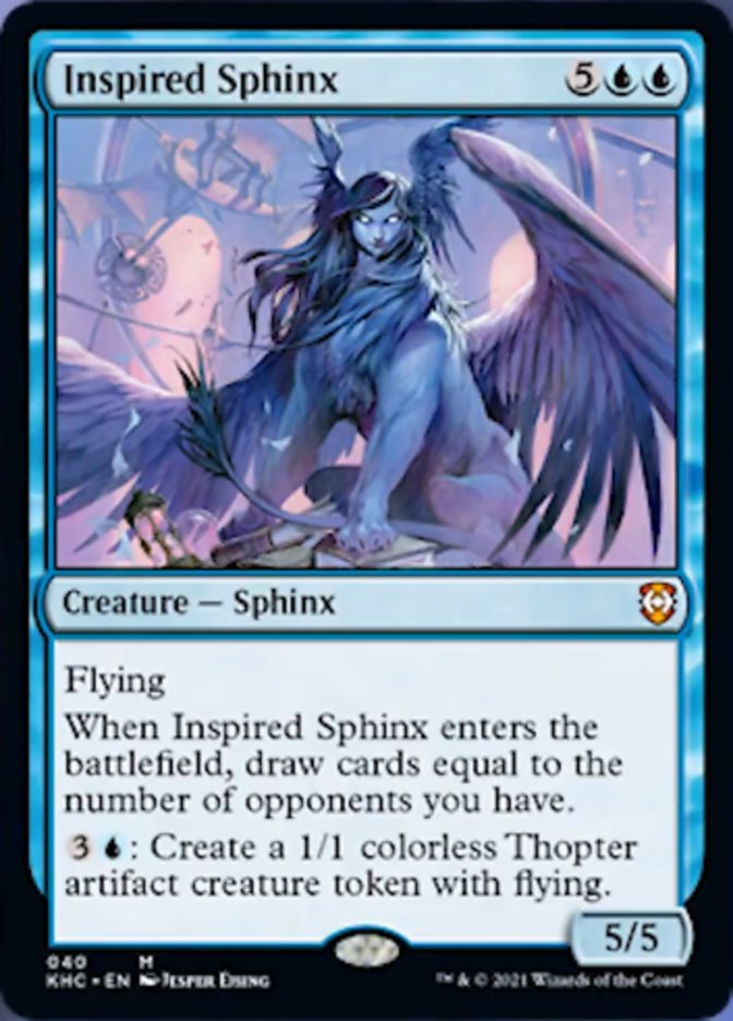 Inspired Sphinx [Kaldheim Commander] | Black Swamp Games