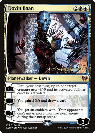 Dovin Baan [Kaladesh Promos] | Black Swamp Games