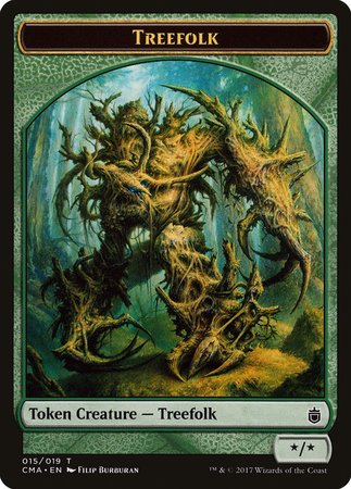 Treefolk Token (015) [Commander Anthology Tokens] | Black Swamp Games