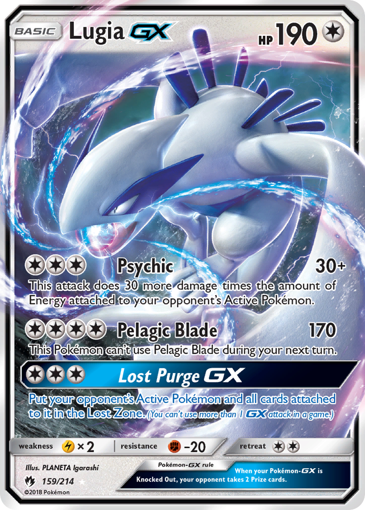 Lugia GX (159/214) [Sun & Moon: Lost Thunder] | Black Swamp Games