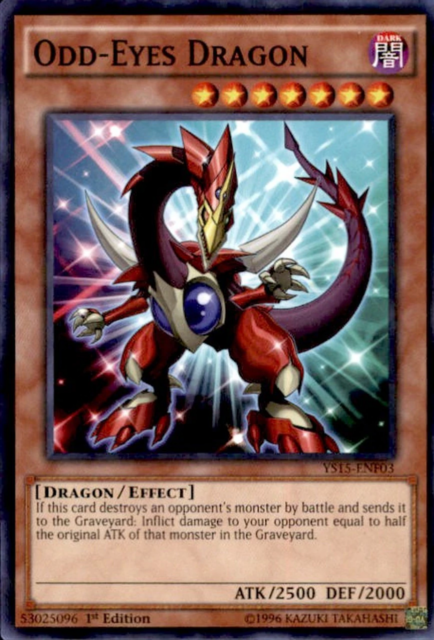 Odd-Eyes Dragon [YS15-ENF03] Shatterfoil Rare | Black Swamp Games