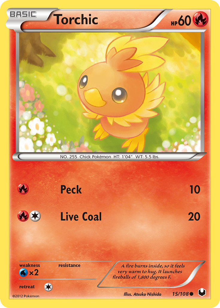 Torchic (15/108) [Black & White: Dark Explorers] | Black Swamp Games