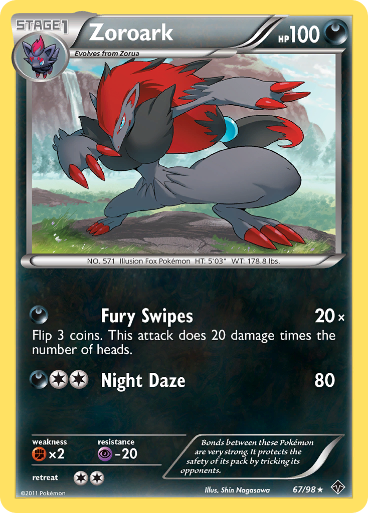 Zoroark (67/98) [Black & White: Emerging Powers] | Black Swamp Games