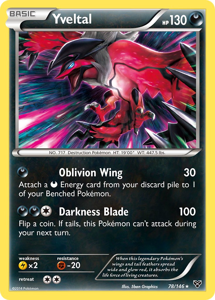 Yveltal (78/146) (Theme Deck Exclusive) [XY: Base Set] | Black Swamp Games