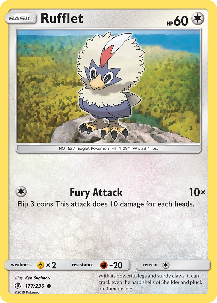 Rufflet (177/236) [Sun & Moon: Cosmic Eclipse] | Black Swamp Games
