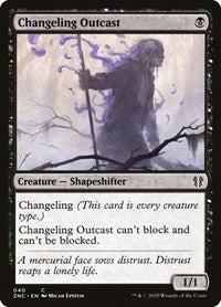 Changeling Outcast [Zendikar Rising Commander] | Black Swamp Games