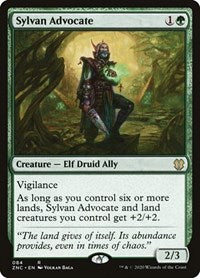 Sylvan Advocate [Zendikar Rising Commander] | Black Swamp Games